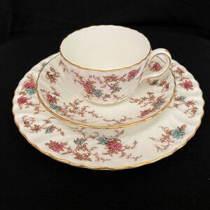 Minton 1950's Ancestral Bone China  S376 Tea Cup Sauce Salad Plate